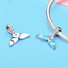 Load image into Gallery viewer, Aphrodite European and American popular S925 sterling silver pendant ocean fishtail sterling silver necklace DIY factory spot SCC1067