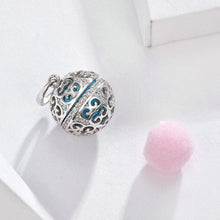 Load image into Gallery viewer, Aphrodite original new blue powder incense ball pendant can be opened DIY bracelet necklace pendant S925 sterling silver pendant