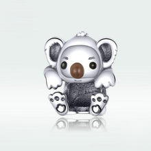 Load image into Gallery viewer, Cross-border jewelry original cute koala diy animal beaded bracelet jewelry accessories loose beads S925 sterling silver beads