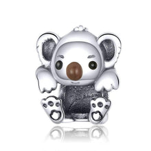 Load image into Gallery viewer, Cross-border jewelry original cute koala diy animal beaded bracelet jewelry accessories loose beads S925 sterling silver beads