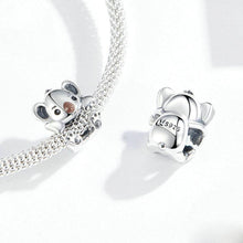 Load image into Gallery viewer, Cross-border jewelry original cute koala diy animal beaded bracelet jewelry accessories loose beads S925 sterling silver beads