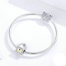 Load image into Gallery viewer, Cross-border hot sale sterling silver S925 beaded house charm forever home diy bracelet jewelry accessory SCC1330