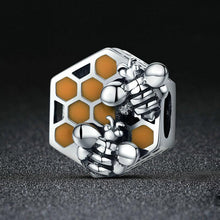 Load image into Gallery viewer, Evele DIY Beaded Bracelet Accessories S925 Pure Beads Personality Bee Hive Accessories Y SCC500