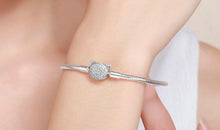 Load image into Gallery viewer, Cross-border hot models European and American popular personality inlaid cat S925 sterling silver bracelet DIY beaded bracelet bracelet