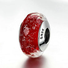 Load image into Gallery viewer, Aphrodite cross-border monopoly hot red S925 sterling silver fine faceted glass beads with jewelry Y SCZ032