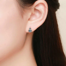 Load image into Gallery viewer, Aphrodite robot S925 sterling silver earrings dripping oil and gas earrings ladies hypoallergenic earrings SCE477