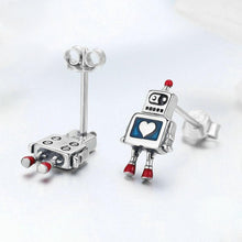 Load image into Gallery viewer, Aphrodite robot S925 sterling silver earrings dripping oil and gas earrings ladies hypoallergenic earrings SCE477