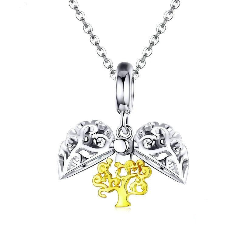 Evele Jewelry Tree of Life Openable s925 Sterling Silver Pendant DIY Bracelet Necklace Accessories Hot Selling in Europe and America
