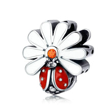 Load image into Gallery viewer, 2020 new original sterling silver loose beads DIY jewelry accessories S925charm seven-star ladybug beads cross-border jewelry