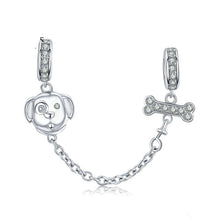 Load image into Gallery viewer, Aphrodite fashion European and American style pet dog beaded sterling silver s925diy safety chain cross-border hot sale silver chain