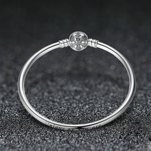 Load image into Gallery viewer, Evele diy Snowflake S925 Sterling Silver Bracelet Light Body Bracelet New Bracelet Bare Chain Light Body Bracelet Y PAS915