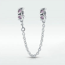 Load image into Gallery viewer, velyn Fragrant Heart S925 Safety Chain Pendant Beaded Bracelet DIY Accessories Hot Sale SCC562