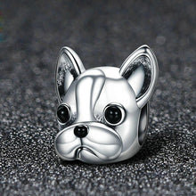 Load image into Gallery viewer, Evele Animal Series Cute Dogs S925 Sterling Silver Beads French Bulldog Beads Accessories YSCC315